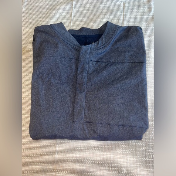 Nike Shield Men’s Half-Zip Golf Pullover Jacket Gray/Dark Navy/Black Size XL - Picture 13 of 13